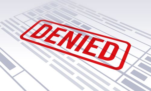 Denied Document Claim Form Stamp
